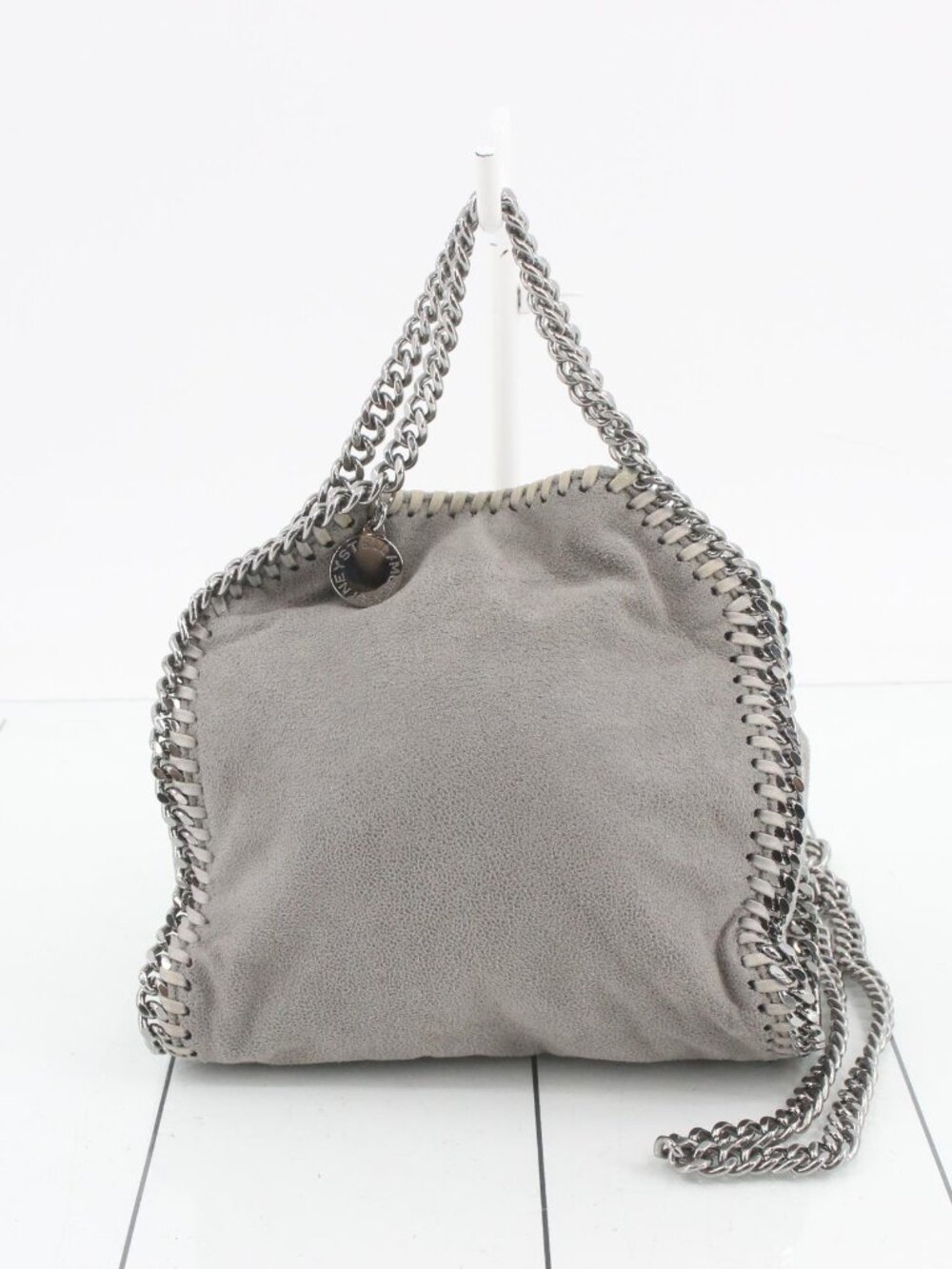 Stella McCartney Grey Falabella Shaggy Deer Chain Tote- NEW!